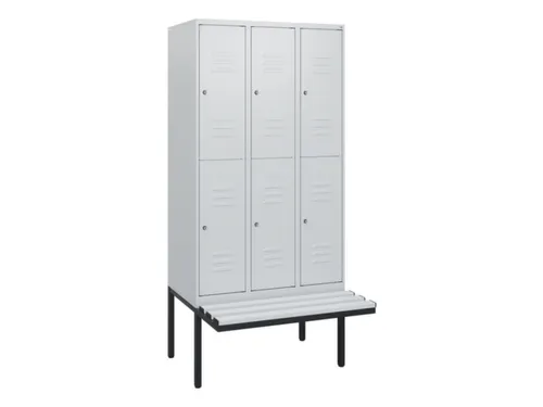 Dubbeldekse dekenkist,HxBxD 1950x900x815mm,3x2vak.,vak B 300mm