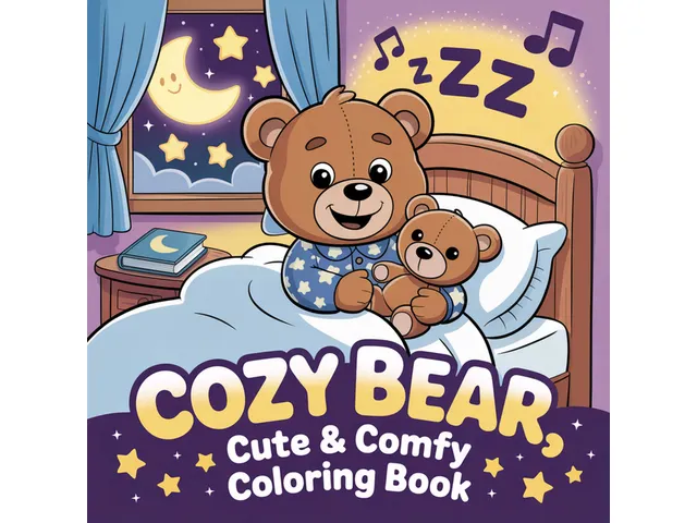 Kleurboek Cozy Bear 2