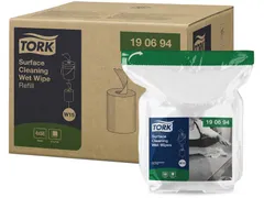 Reinigingsdoeken Voor Oppervlakten Vulling Doos 4 Pak à 58 Vel