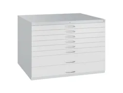 Tekeningenkast 760x1100x765mm 6+2 Laden Din A1 Ral 7035