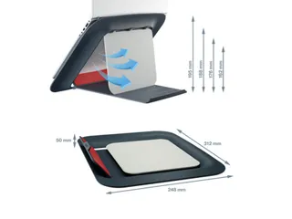 Laptopstandaard Leitz Ergo Cosy grijs - 2