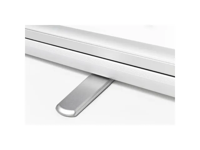 Roll-Banner Triangle 150x220cm 2 Voeten Zilver