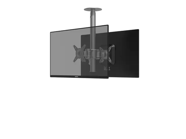 Bras support 2 écrans plafond Viewmate Style 572 Argent