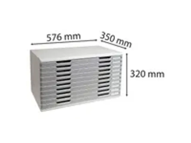 OUTLET Ladenblok MODULO A3 10 laden Classic Grijs