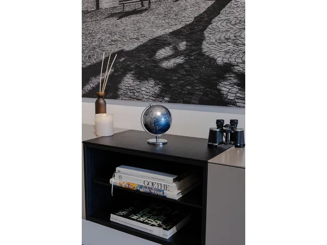 TROIKA Wereldbol Gagarin 13cm Chroom Blauw-zilver