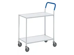 tafelwagen,draagverm. 150kg,2xstaalplaat,laadvl. LxB 760x430mm
