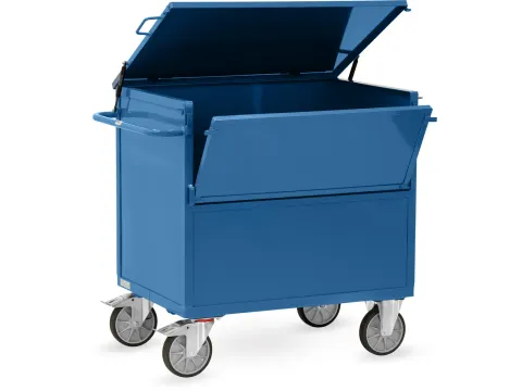 Bakwagens Met Wanden Van Staalplaat 2862 600kg 1000x700mm Ral5007