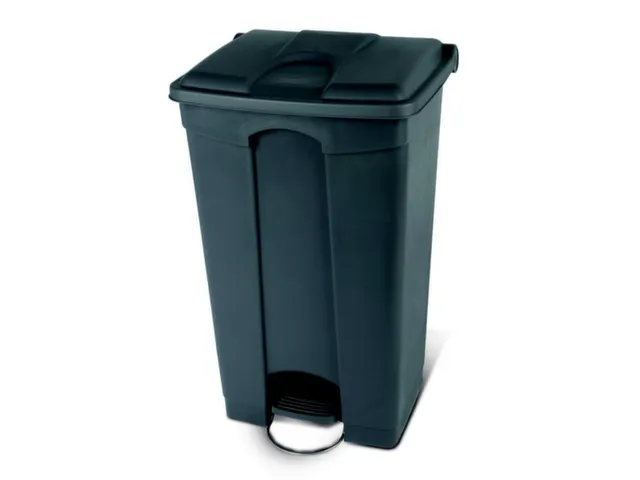 Afvalbak 90 liter HxBxD 820x412x500mm PP grijs