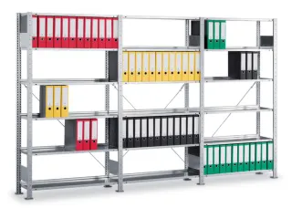 Magazijnstelling Complete Aanbieding 1xbasis-2x Aanbouwstelling Inhaak - 1