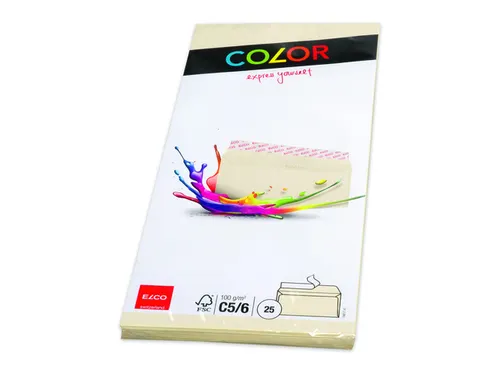 envelop Office Color FSC C5/6 100 gram beige 25 stuks