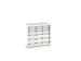 ladekast HxBxD 1000x1050x650mm 6laden RAL7035 front RAL7035