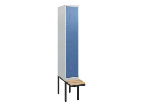 Dubbeldekse dekenkist,HxBxD 1950x300x815mm,1x2vak.,vak B 300mm