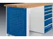 panneau latéral,p. établi,lxP 610x25mm,a. perforations,RAL5010