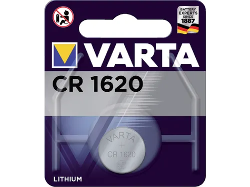 Batterij Varta knoopcel CR1620 lithium 3V blister à 1 stuk