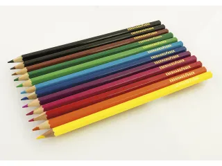 Kleurpotlood Eberhard Faber 17,5cm kartonnen etui à 12 stuks assorti - 2