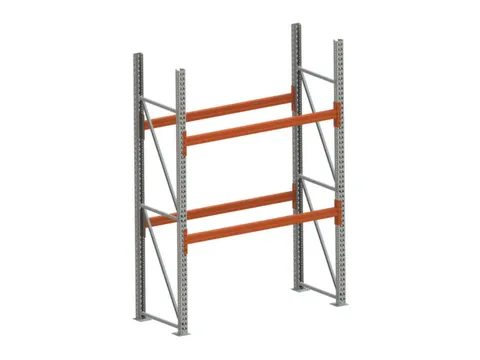 palletstelling,grondveld,HxBxD 2700x1825x800mm,2xtraversen