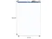 Flipoverpapier Kangaro blanco/ruit 65x100cm microperforatie 50vel doos