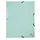 Elastomap Exacompta aquarel A4 3 kleppen 400gr glanskarton groen
