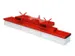 balai pour chariot élévateur,HxLxl 410x350x1500mm,réglable,acier