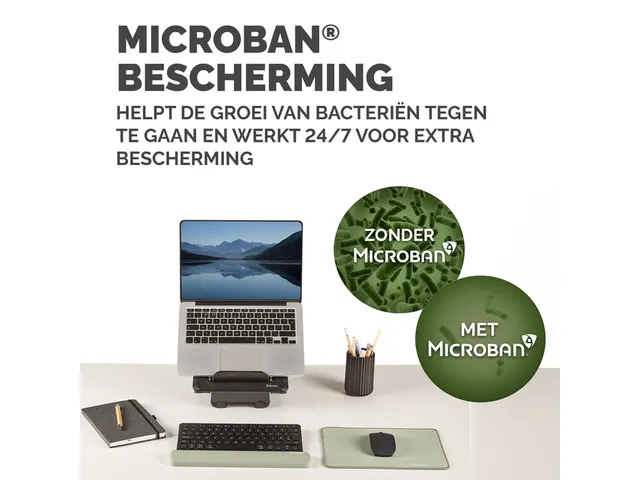 Polssteun Fellowes Breyta compact saliegroen 6x32cm