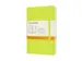 Carnet Moleskine Pocket 90x140mm ligné couverture souple vert citron