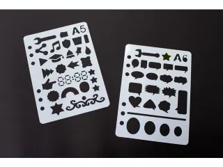 Sjablonen Kangaro 12 stuks 15x21cm assorti - 7