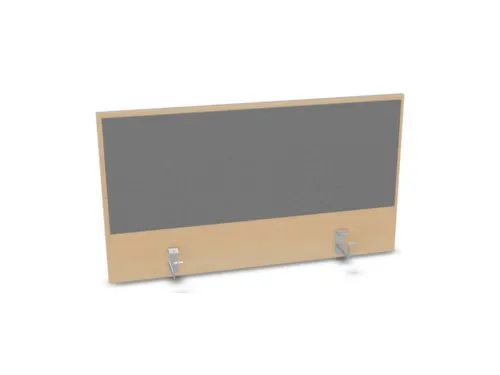 opzetpaneel bureau aanbouw achter B 1000mm NE-esdoorn BN8078-grijs