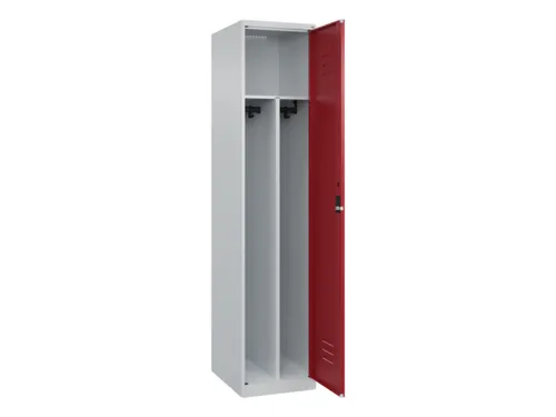 locker voor scheiding van kleding,HxBxD 1850x400x500mm,1vak