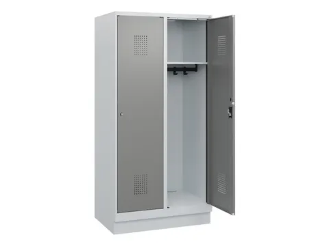 schoollocker,HxBxD 1630x800x500mm,2vak,vak B 400mm,cil.-slot,sokkel