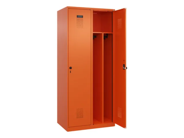 locker voor scheiding van kleding,HxBxD 1850x800x500mm,2vak