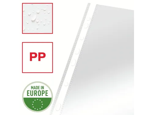 Showtas Esselte 56066 standaard A4 PP 0.06mm 11-gaats