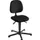 Werkplaatsstoel,standaardzitting,zitting stof zwart