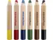 Crayon de couleur Eberhard Faber 3en1 6pcs. noyau extra épais de 10 m