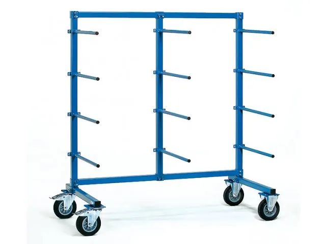 Draagarmwagens 4615-1 Enkelzijdig 500kg 1600x800mm Ral5007 Pvc Slang