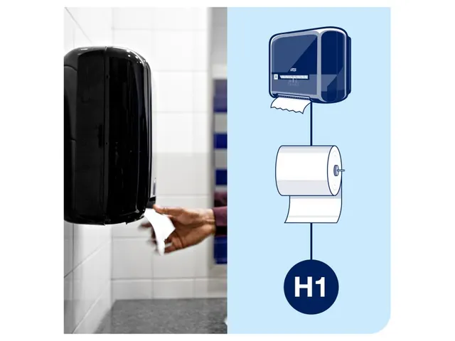 Tork 551008 H1 Elevation Matic Handdoekrol Dispenser Zwart