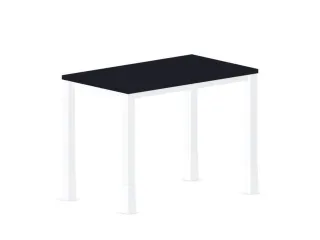 In hoogte verstelbaar bureau,HxBxD 720-840x1000x600mm,CC-zwart - 2
