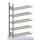 Dossier-inhaakstelling Aanbouw 1850x1006x336mm 5legborden Vaklast 80kg