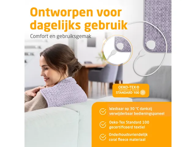 Medisana HP 518 Warmtekussen Zacht lila