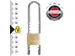 Hangslot MasterLock 1950EURDCC verstelbaar messing 50mm