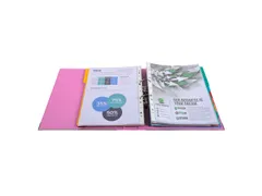 Ordner PP Prem'Touch A4maxi 50mm roze