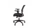 Chaise de bureau Linea New Malice 01 noir/noir avec accoudoir 1D