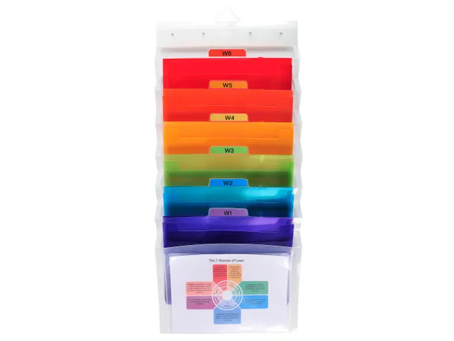 Sorteermap muur 6 in delingen Crystal