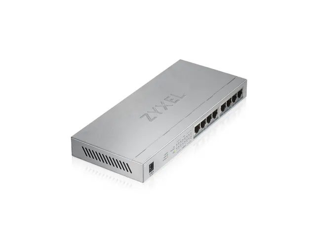 8 x RJ-45 10/100/1000, PoE, 240 x 105 x 26 mm, 610g