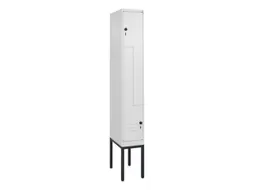 Z-garderobekast,HxBxD 2120x300x500mm,vak B 150/300mm,draaigrendel