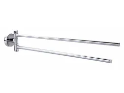 Handdoekhouder Tesa Smooz 40317 Chroom zelfklevend met 2 armen