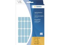 Herma Etiket 12x30mm Blauw (32 Vel)