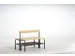 banc double,HxLxP 770x1015x725mm,barrettes en bois