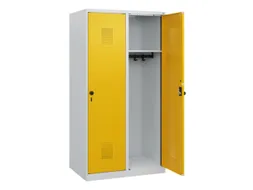 schoollocker,HxBxD 1530x800x500mm,2vak,vak B 400mm,draaigrendel