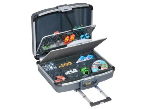 service-/montagewagen,HxBxD 200x490x425mm,gereedschapshouder