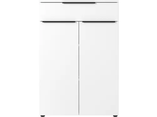 dossierkast,HxBxD 120x810x400mm,2xhouten vloer,2ordnerhoogte,romp wit